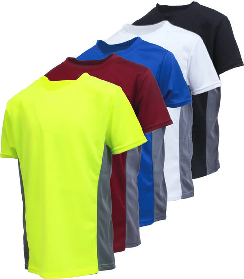 Moisture-wicking active tee